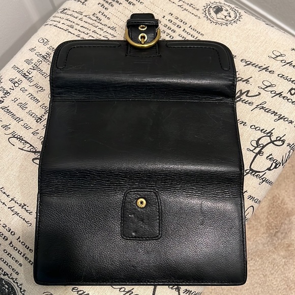 Coach Black Leather Long Wallet.  Pre-Loved. - Picture 6 of 16